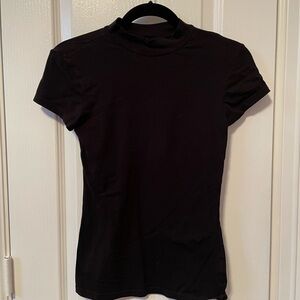 - Cable and Gauge Mock Neck Sweater